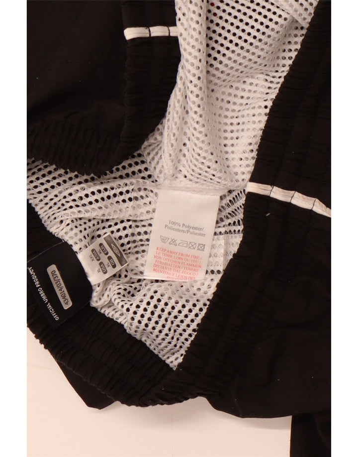 UMBRO Pantaloni scurți sport grafic pentru bărbați XL poliester negru