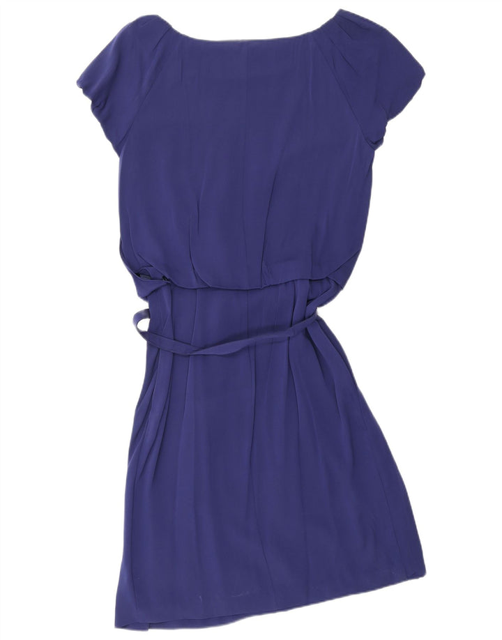 VALENTINO Rochie A-Line Femei IT 42 Medium Bleumarin Mătase