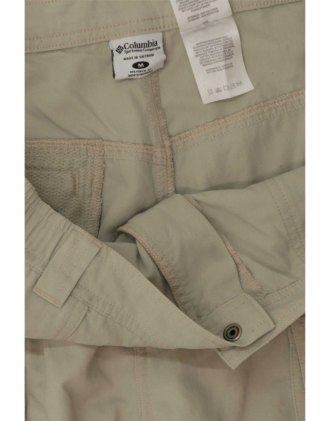 Pantaloni cargo pentru drumeții Columbia Bărbați Mediu L32 L32 Kaki Poliester