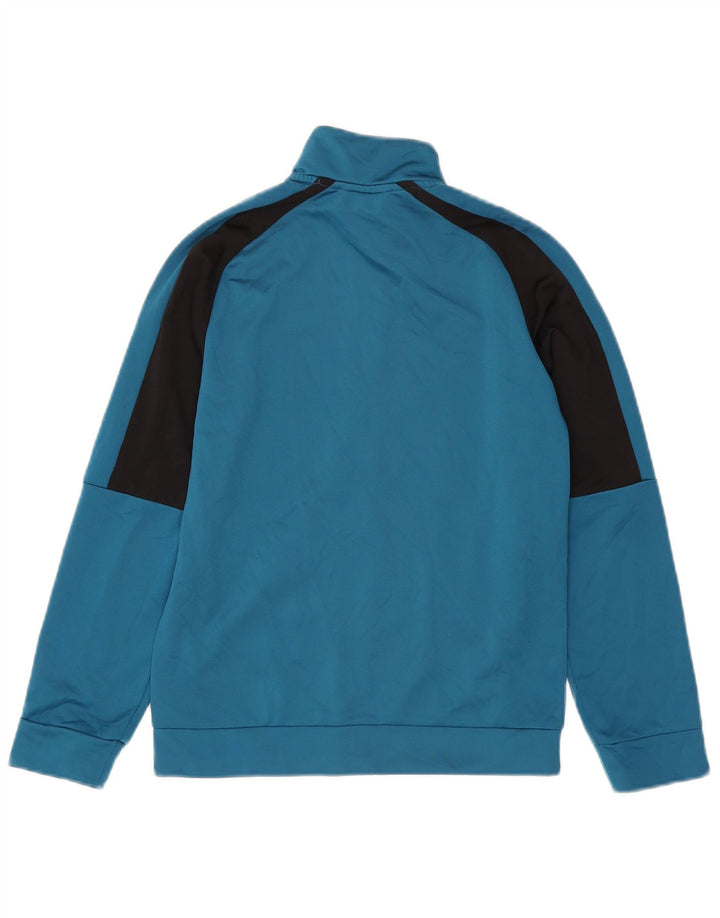 Jachetă de trening cu grafic Puma pentru băieți 11-12 ani, albastru, color block
