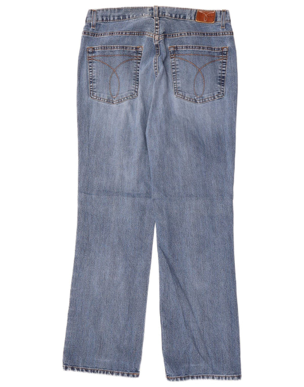 Blugi drepti pentru femei Calvin Klein W32 L29 Bumbac albastru