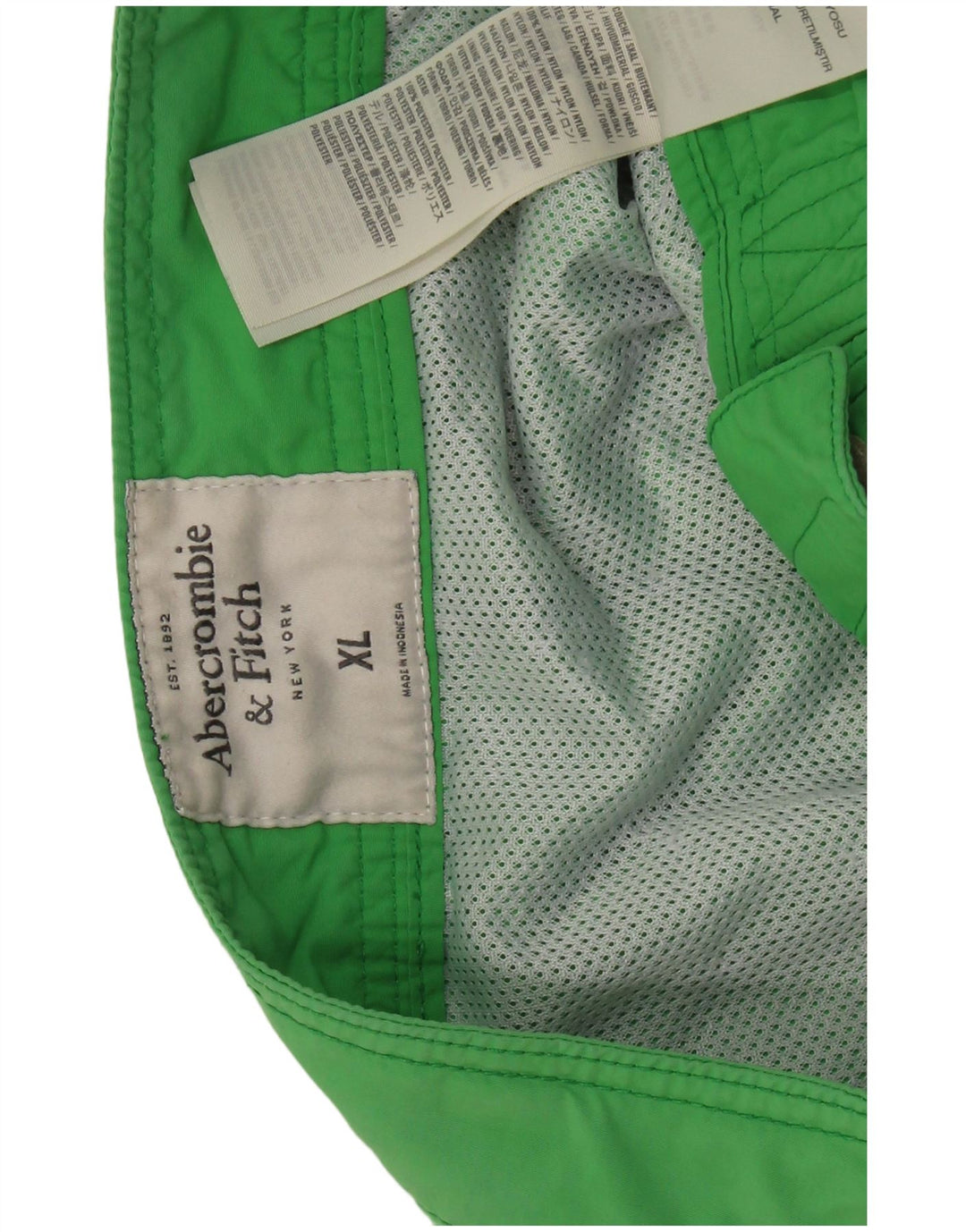 ABERCROMBIE & FITCH Pantaloni scurți de înot pentru bărbați XL nailon verde