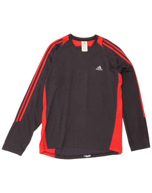 Adidas pentru bărbați Top cu mânecă lungă XL Gri poliester color bloc