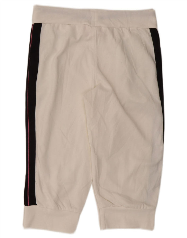 Pantaloni scurti sport PUMA pentru femei UK 12 Medium White Colorblock