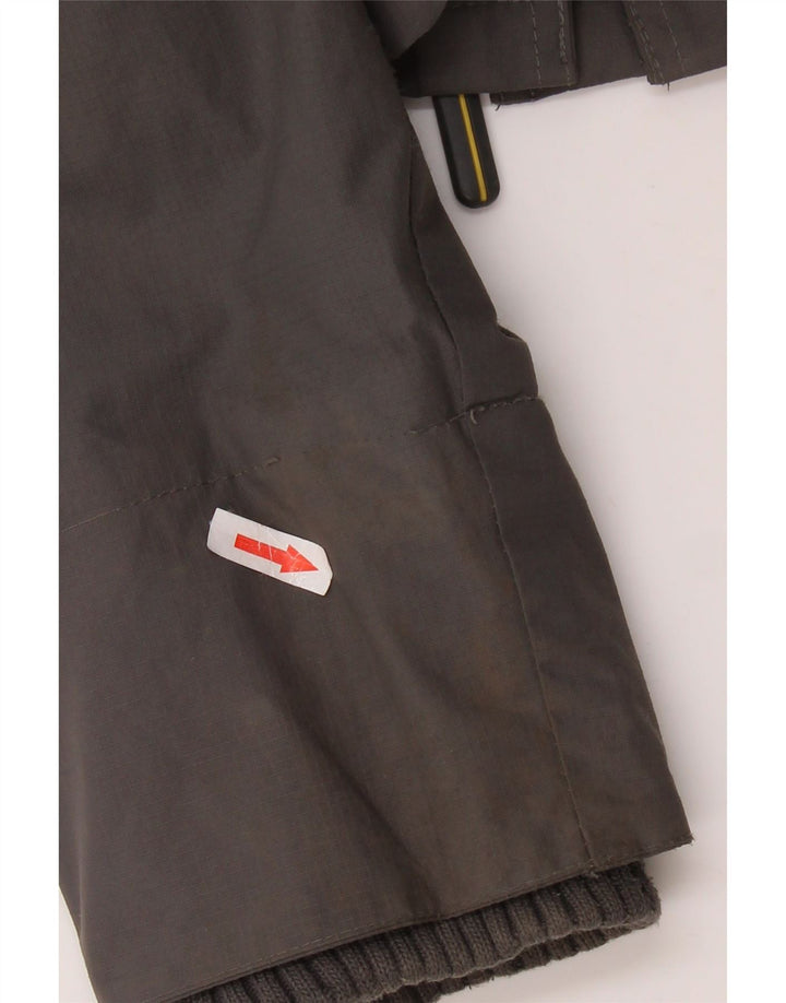 Jachetă de vânt cu glugă pentru bărbați SUPERDRY UK 38, nailon gri mediu