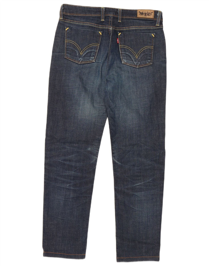 Blugi slim pentru femei Levi's W30 L27 bumbac bleumarin