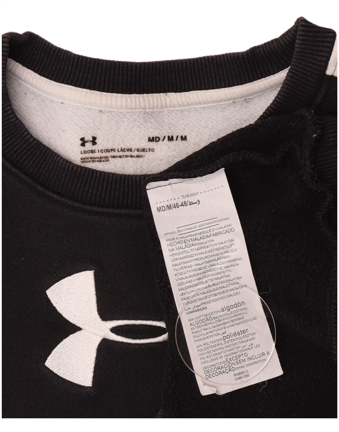 Pulover pentru femei Under Armour UK 14 Medium Black Colorblock