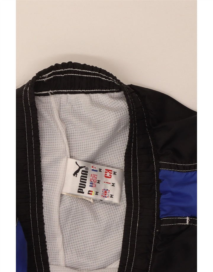 Pantaloni de trening pentru bărbați Puma Pantaloni de jogging Medium Black Colorblock Poliamidă