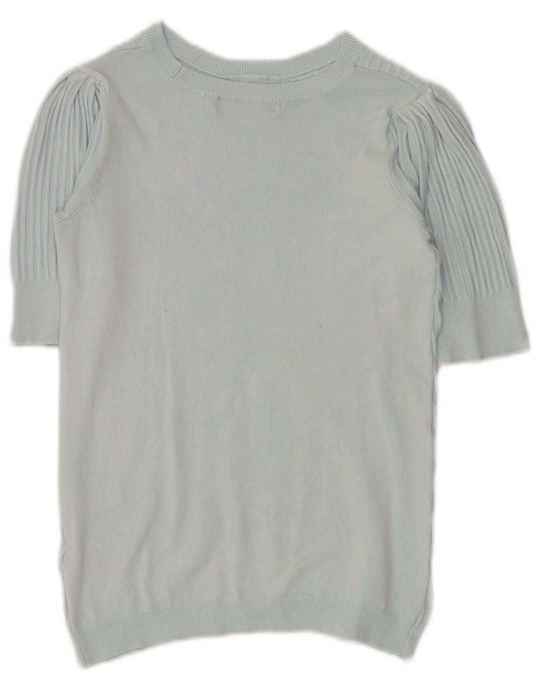 Marks & Spencer Pulover Crop Crew Deck pentru femei UK 10 Small Blue