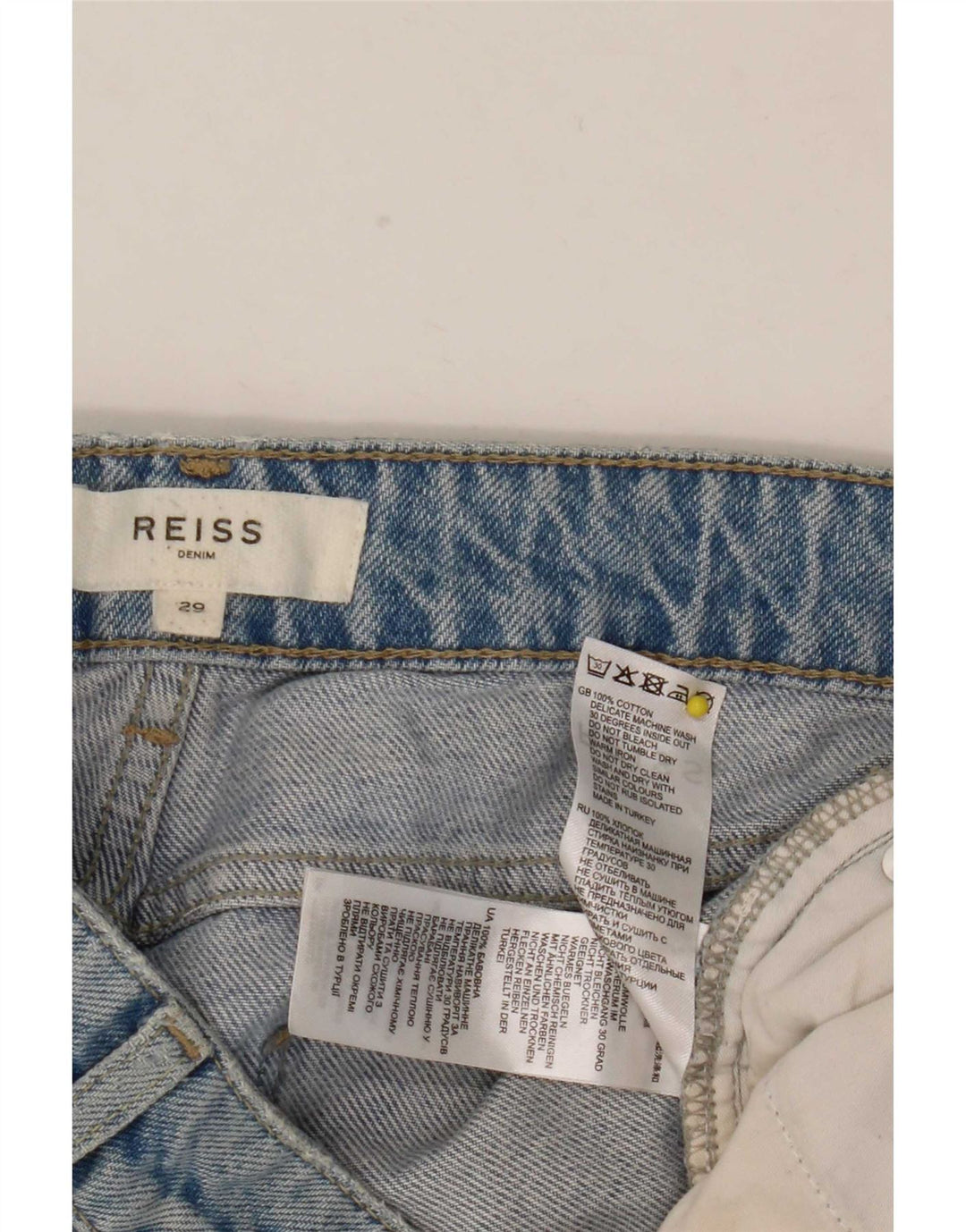 Reiss Blugi tăiați pentru femei L29 L26 Bumbac albastru