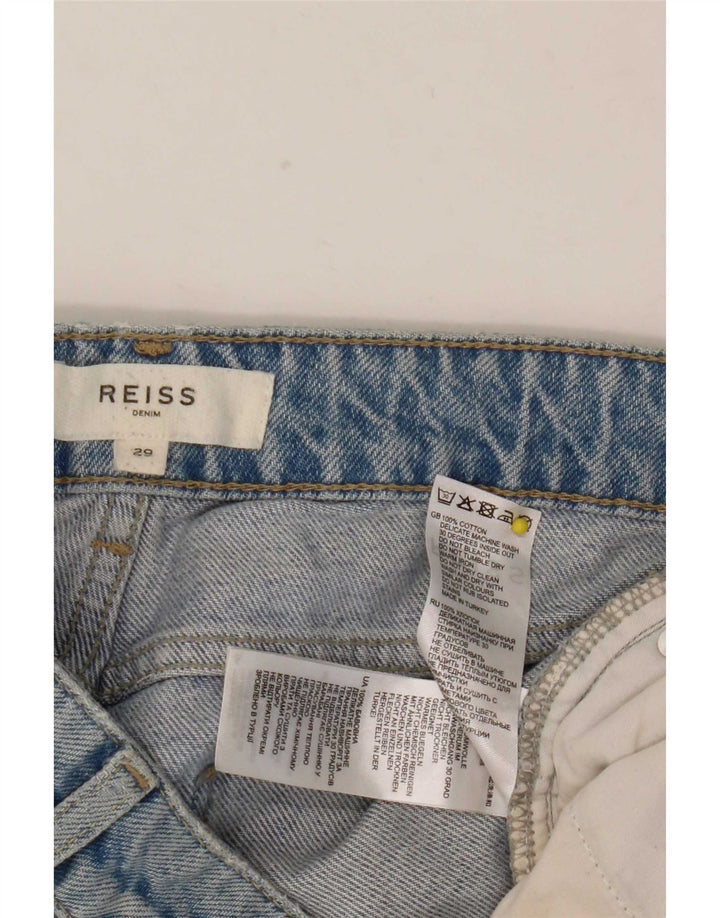 Reiss Blugi tăiați pentru femei L29 L26 Bumbac albastru