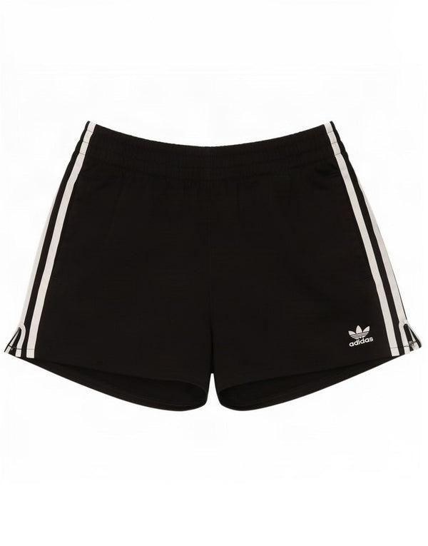 Pantaloni scurți sport Adidas pentru femei UK 12 Medium Black Poliester