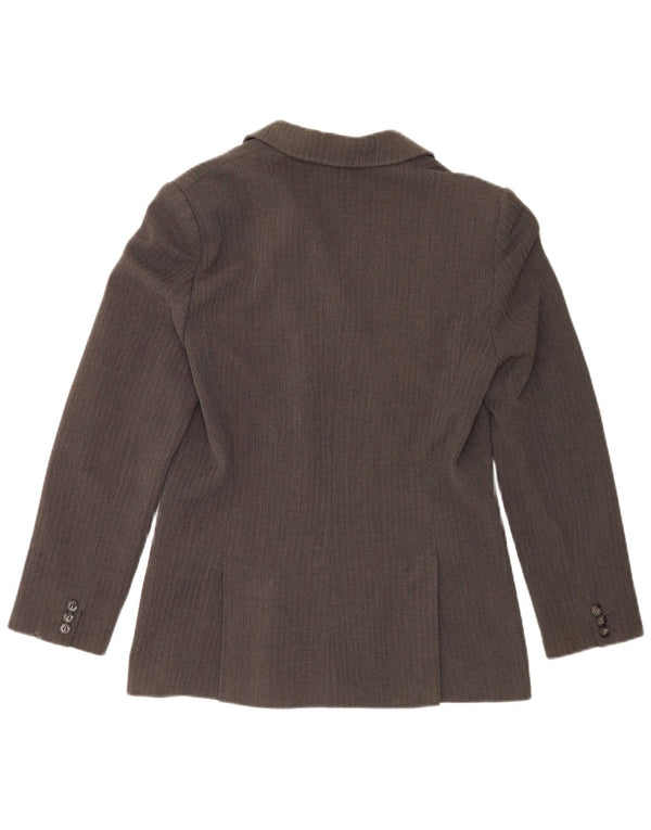Jachetă Blazer de weekend pentru femei Max Mara UK 16 mare chevron gri