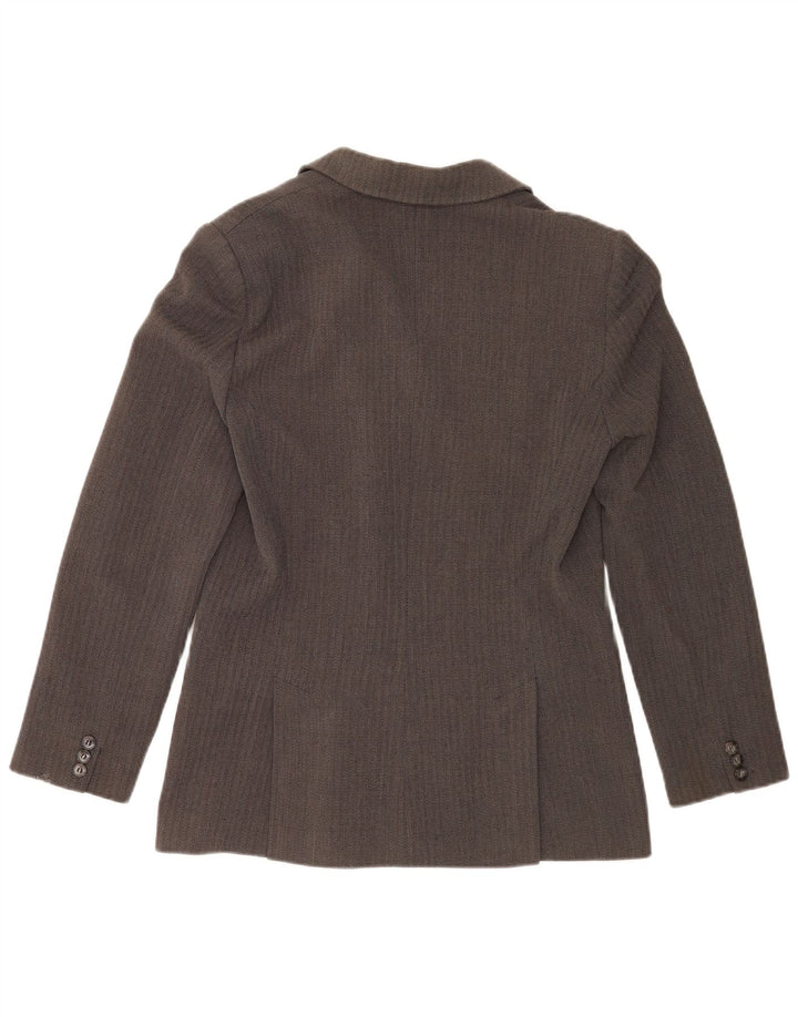 Jachetă Blazer de weekend pentru femei Max Mara UK 16 mare chevron gri