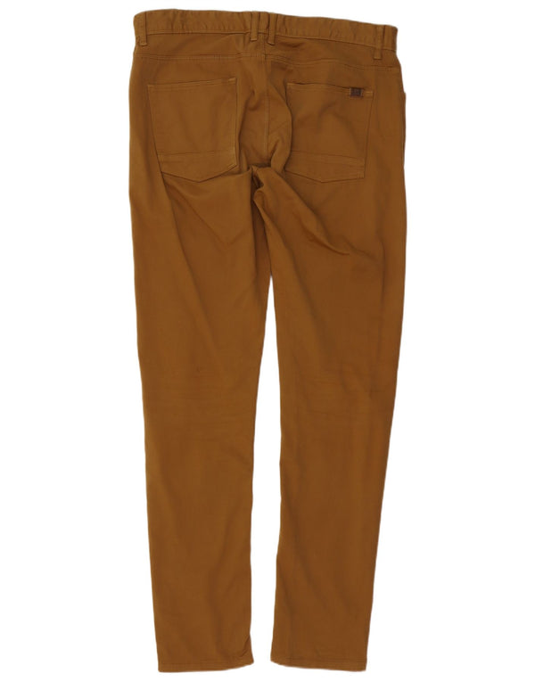 Pantaloni casual skinny pentru bărbați Zara EU 46 XL W36 L32 Maro Bumbac