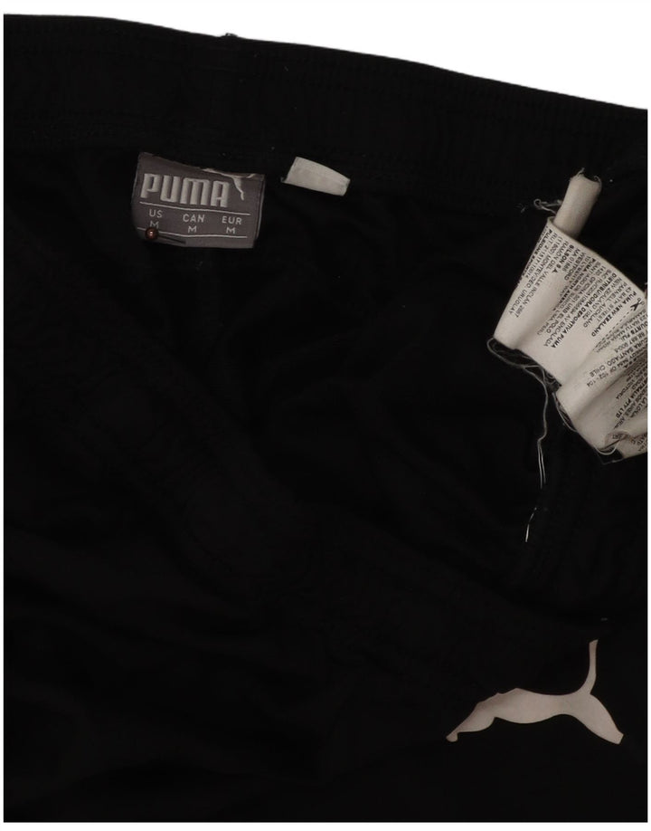 Pantaloni de trening Puma Slim pentru bărbați, negru mediu, poliester sport