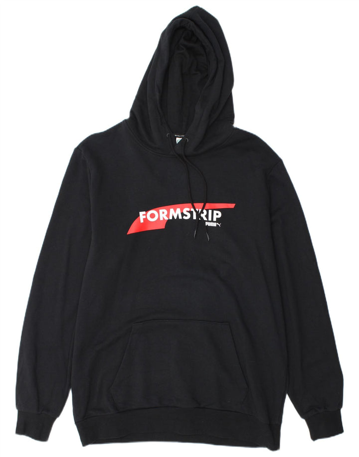 Pulover cu glugă grafic PUMA pentru bărbați, mare, negru