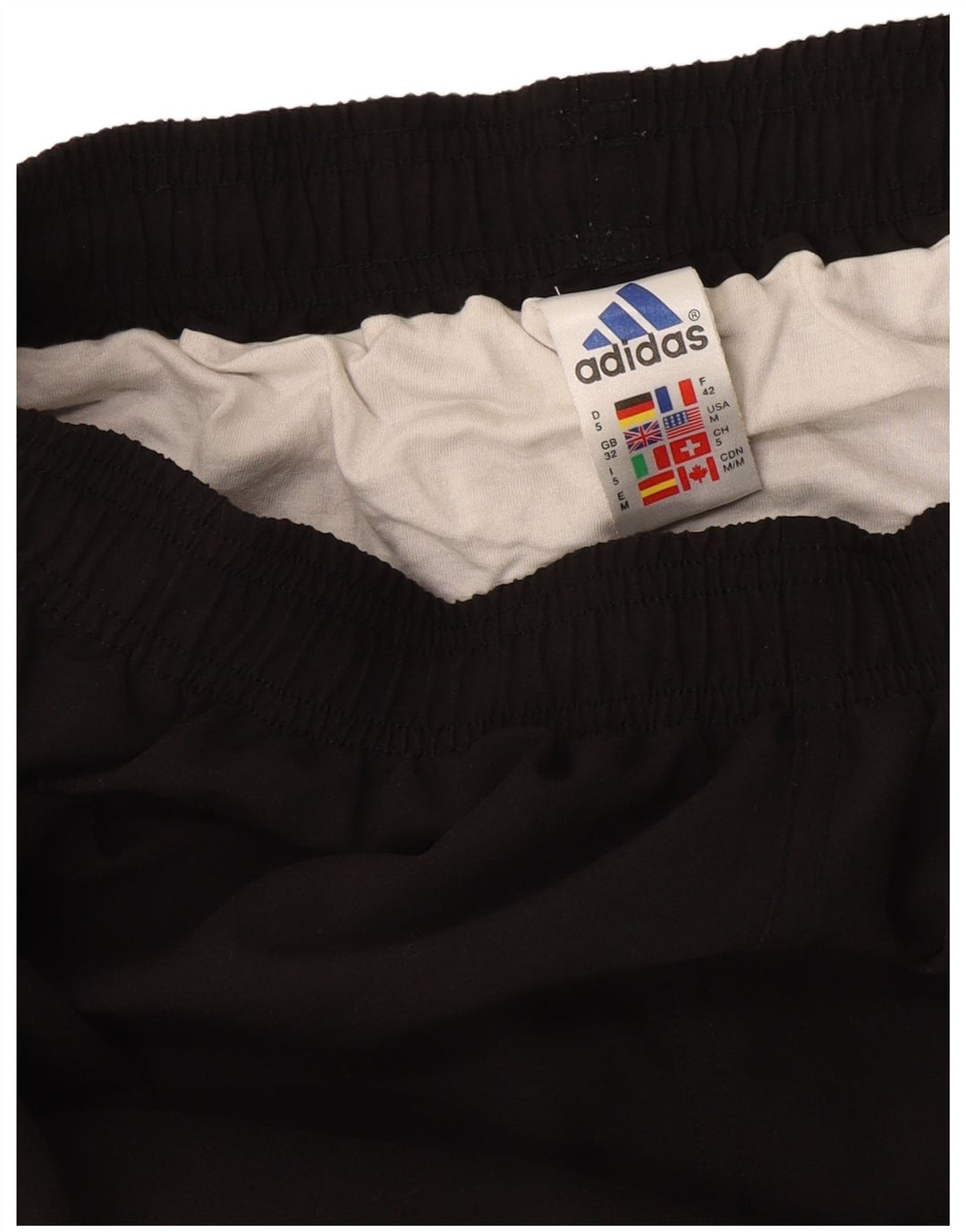 Pantaloni scurți sport ADIDAS pentru bărbați, poliester mediu negru