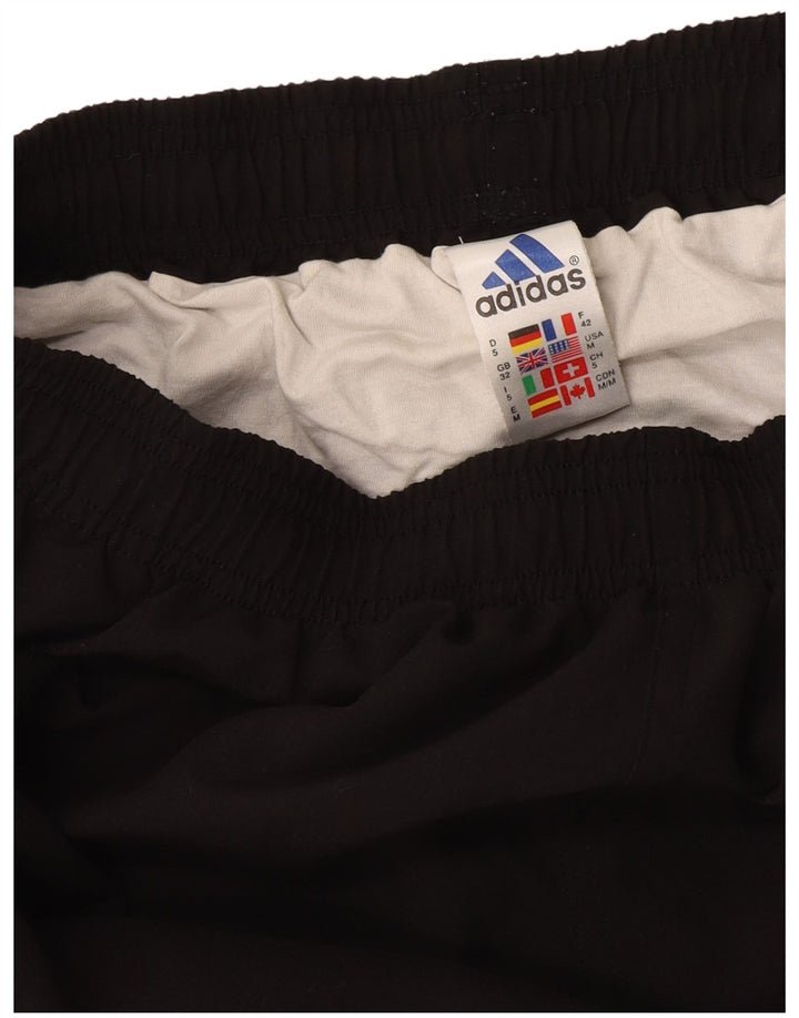 Pantaloni scurți sport ADIDAS pentru bărbați, poliester mediu negru