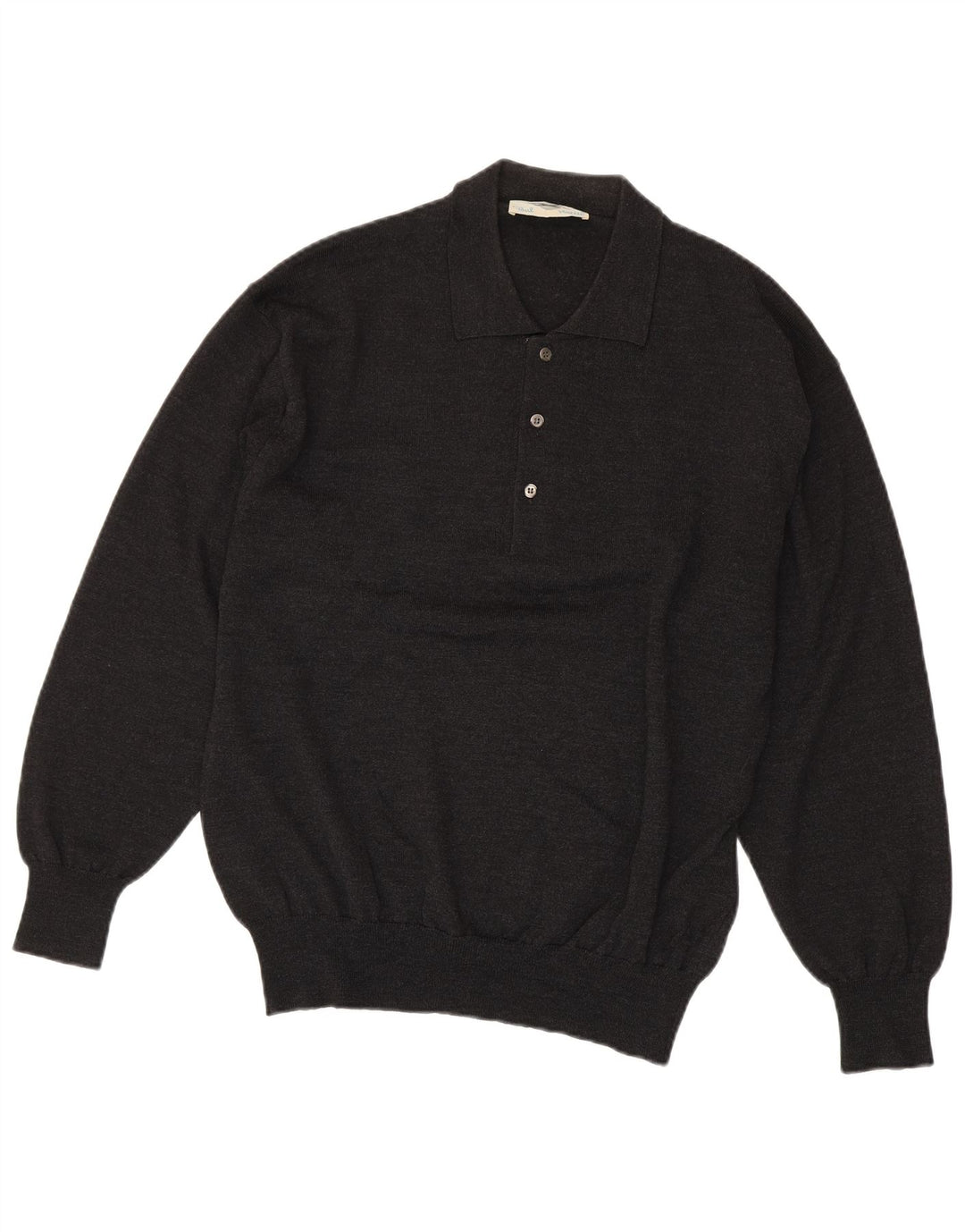 Pulover vintage pentru bărbați cu gât polo IT 54 XL gri