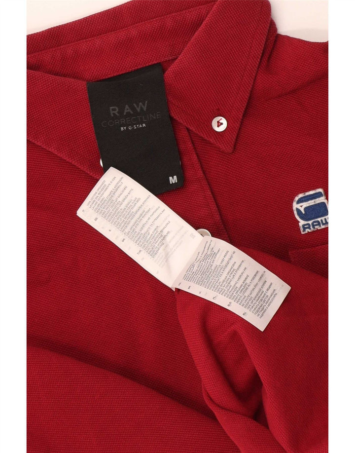 Tricou polo pentru bărbați G-Star Bumbac Burgundy mediu