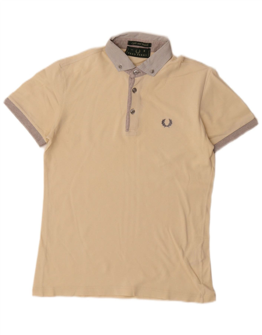 Cămașă polo Fred Perry pentru bărbați, mic din bumbac alb