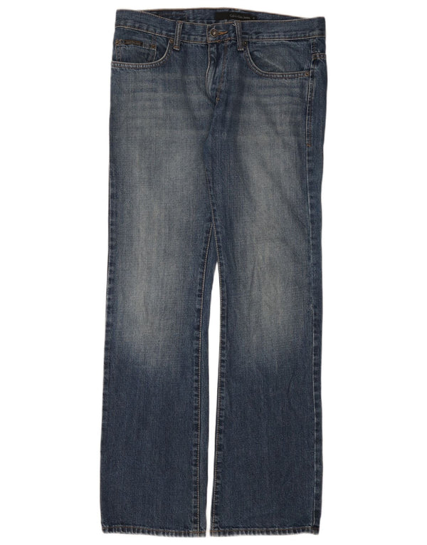 Blugi Calvin Klein pentru femei Bootcut W31 L32 Bumbac albastru