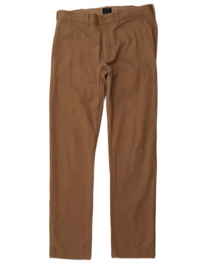 J. CREW The Driggs Slim Chino Pantaloni L30 L32 bumbac bej