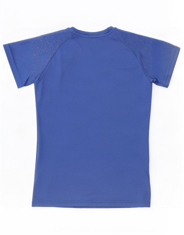Asics Tricou pentru femei Top UK 10 Small Blue Geometric Poliester