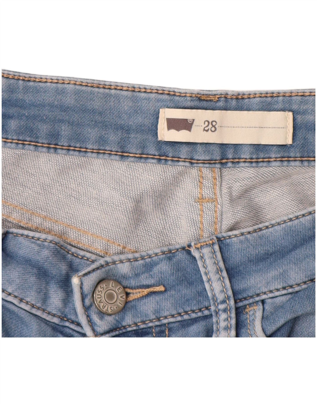 Pantaloni scurți din denim Bermude Levi's W28 Medium Blue