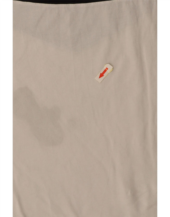 Tricou grafic pentru femei NIKE Top UK 12 Medium White Colorblock Bumbac