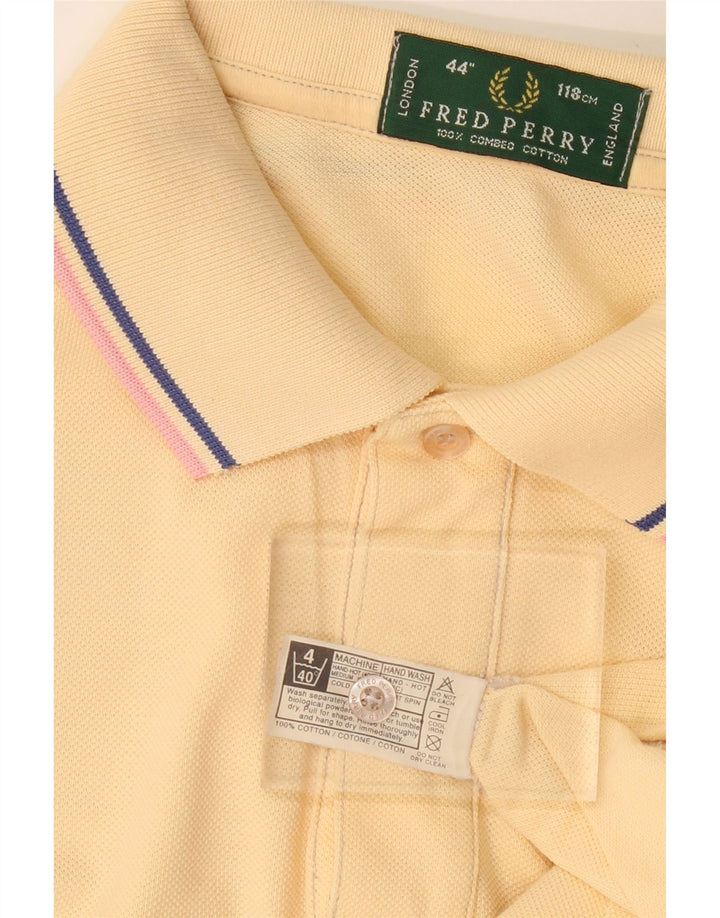 FRED PERRY Tricou polo pentru bărbați, bumbac, bej mediu