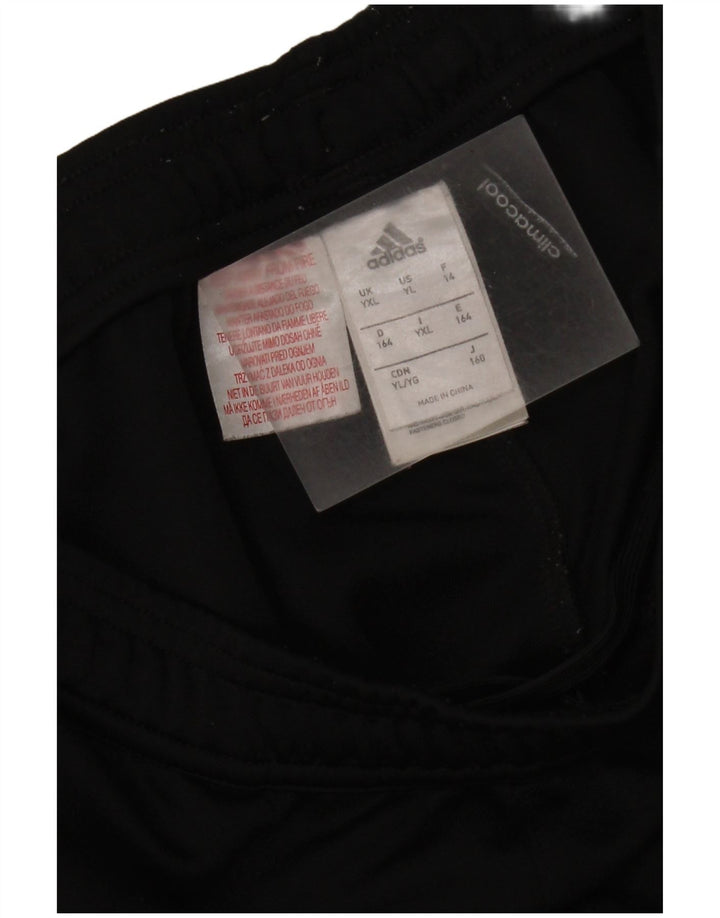 Pantaloni de trening Adidas Climacool pentru baieti 13-14 ani XL poliester negru