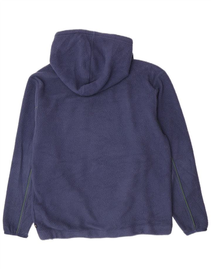 Pulover pentru bărbați Nike din fleece cu glugă, mare, albastru, poliester
