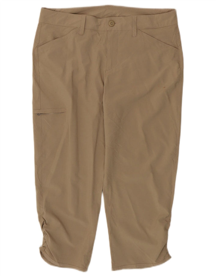 EDDIE BAUER Pantaloni capri drepti pentru femei US 6 Medium W30 L21 Bej