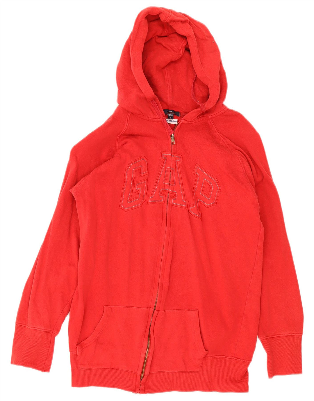 Pulover Gap Boys Graphic Zip Hoodie 11-12 Ani Roșu Mediu