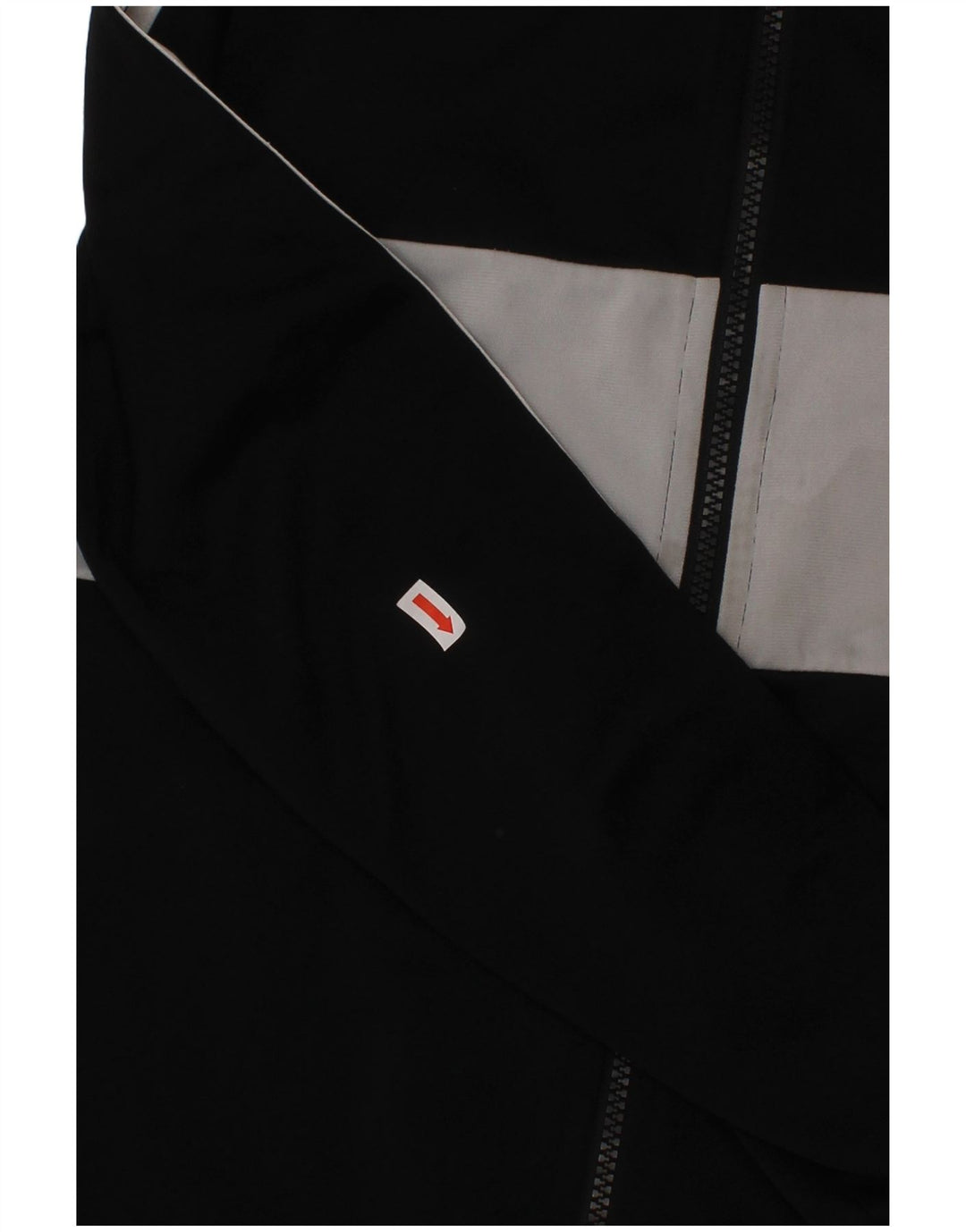 ADIDAS Boys Tracksuit Top Jacket 11-12 Years Black Colourblock Polyester