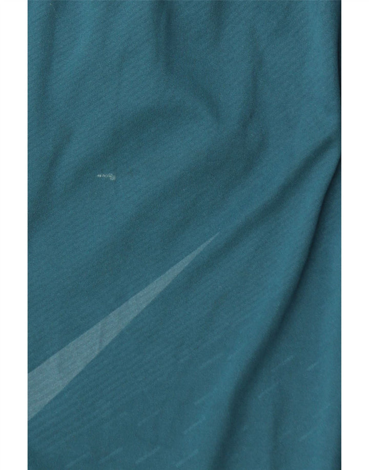 Pantaloni scurți sport Nike Dri Fit Graphic pentru bărbați, poliester cu dungi albastre medii
