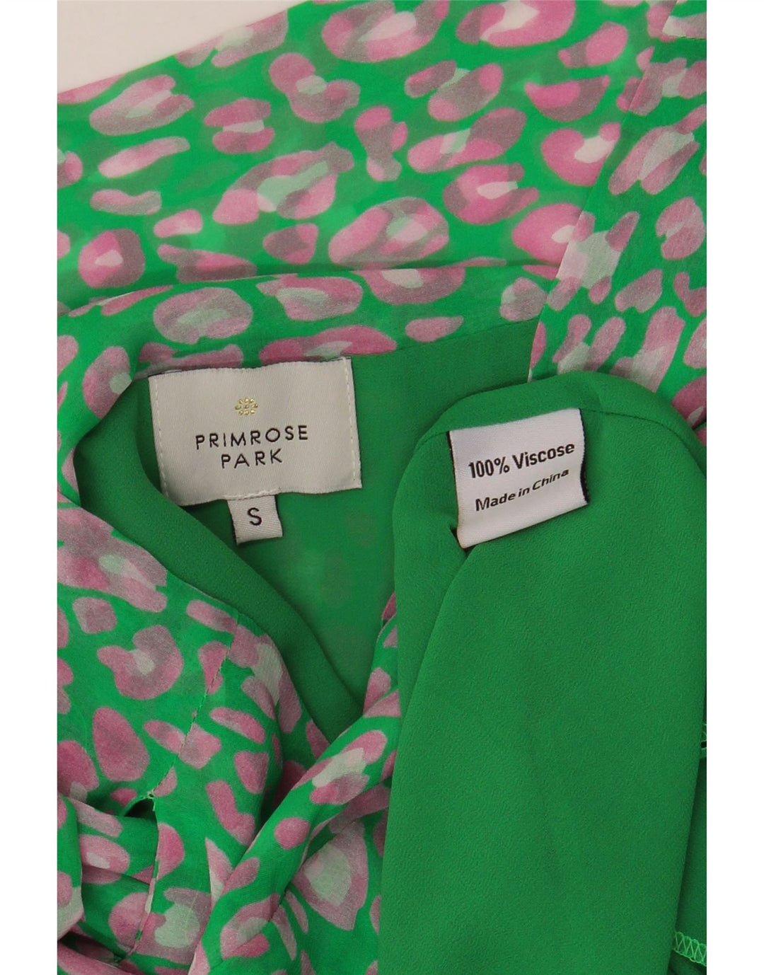 Fusta Wrap pentru femei VINTAGE Small W33 Green Flecked Viscose