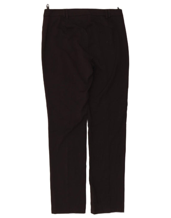Marks & Spencer Womens Slim Casual Trousers UK 14 Large W36 L33 Black