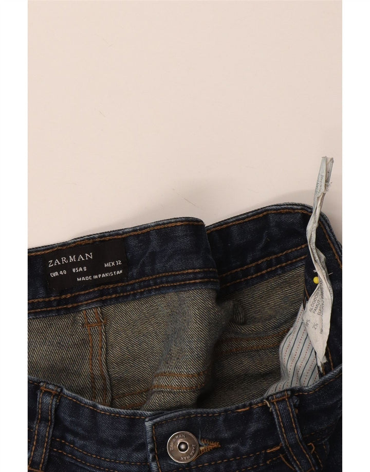 Blugi slim pentru bărbați Zara EU 40 Medium L32 L29 Bumbac bleumarin