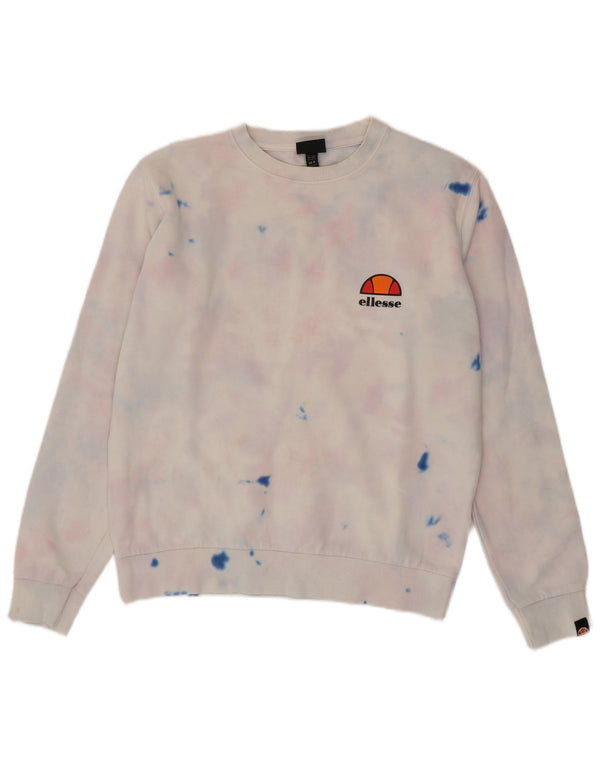 Pulover supradimensionat pentru femei Ellesse UK 8, mic, multicolor, cu vopsea