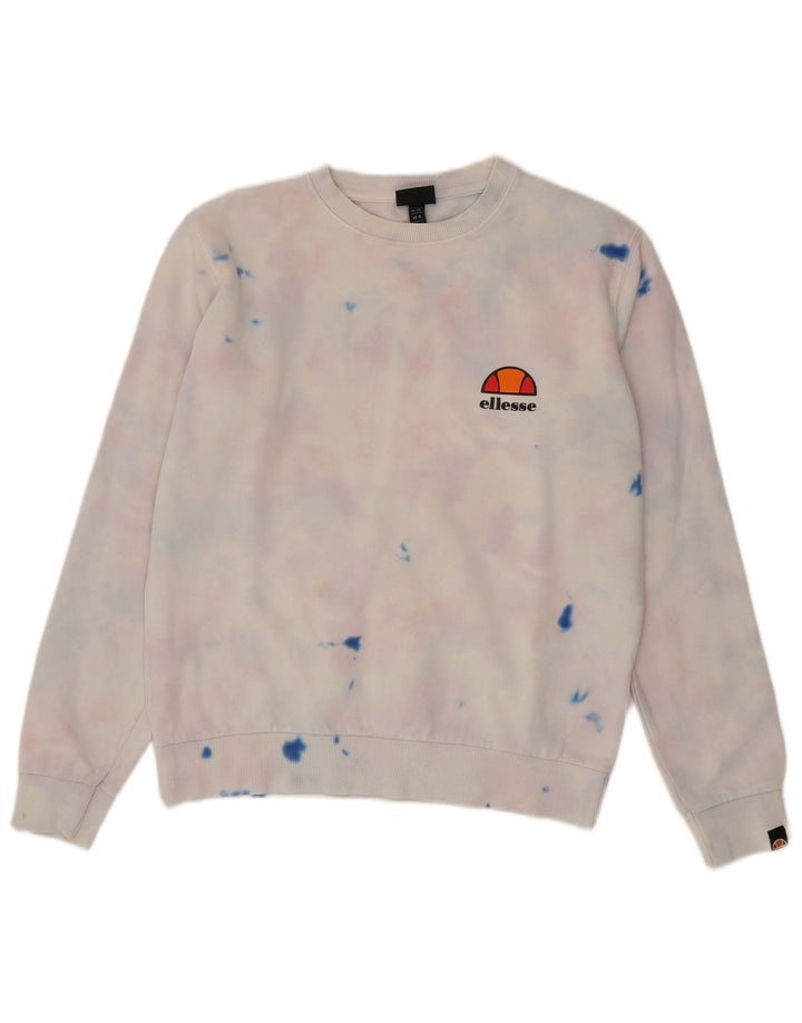 Pulover supradimensionat pentru femei Ellesse UK 8, mic, multicolor, cu vopsea