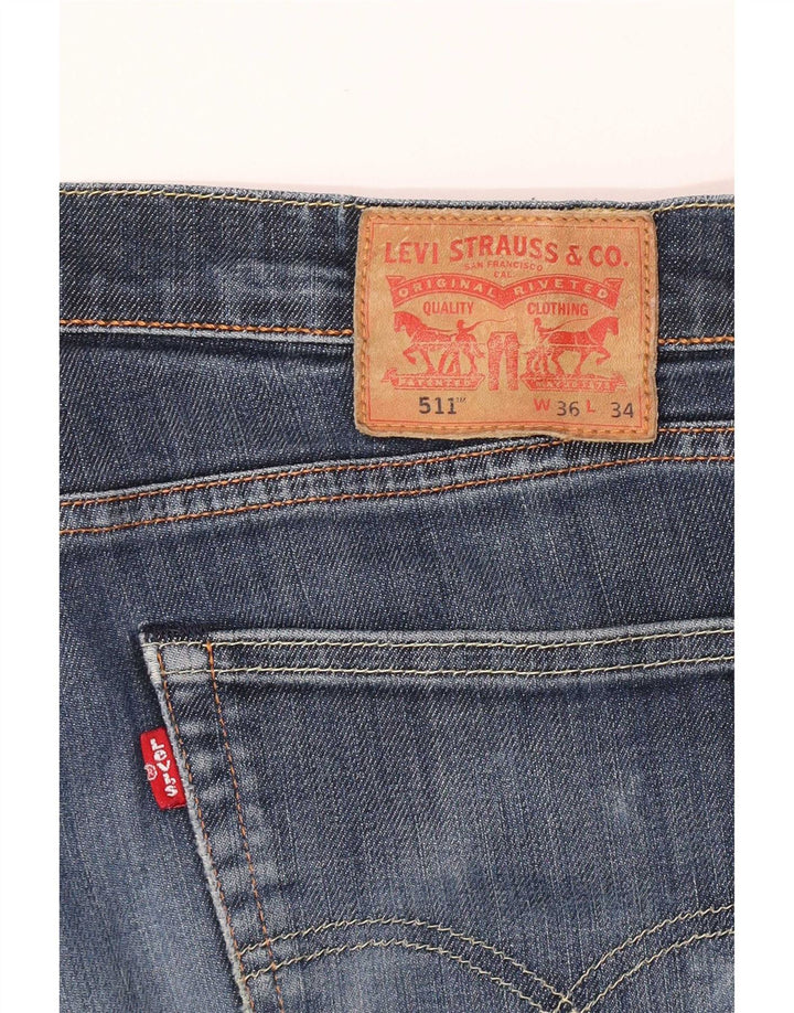 Blugi Levi's 511 Slim W36 L34 Albastru