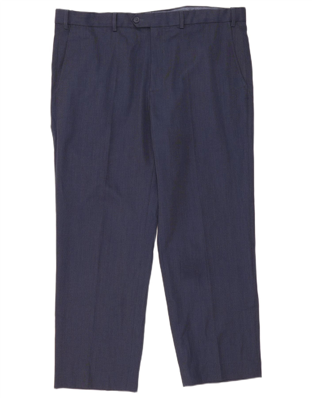 Marks & Spencer Pantaloni drepți pentru bărbați L40 L29 Poliester bleumarin