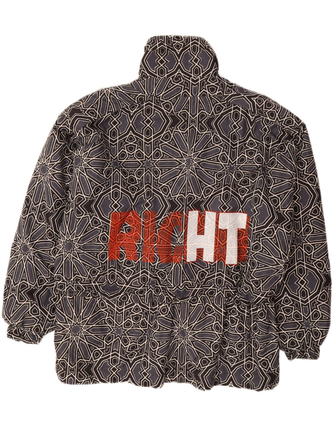 CAPIT. Jachetă Anorak cu grafică pentru bărbați COOK UK 42 XL Gri Geometric