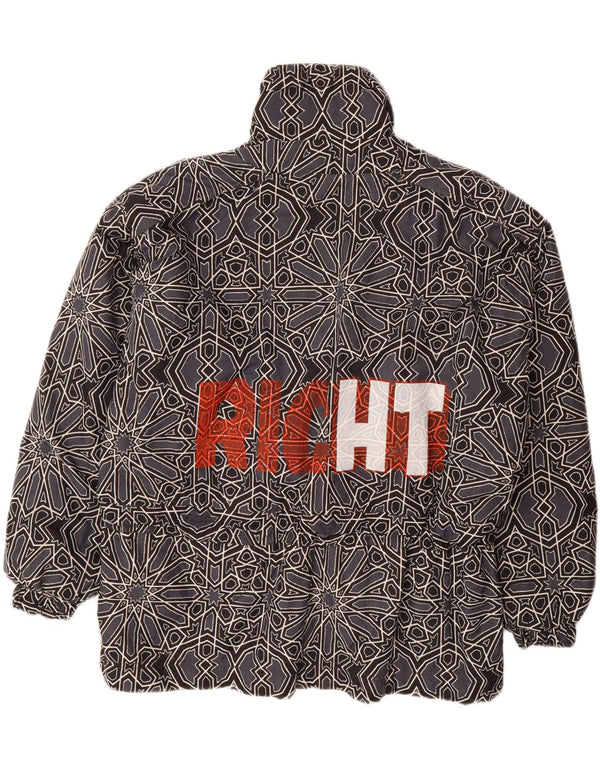 CAPIT. Jachetă Anorak cu grafică pentru bărbați COOK UK 42 XL Gri Geometric