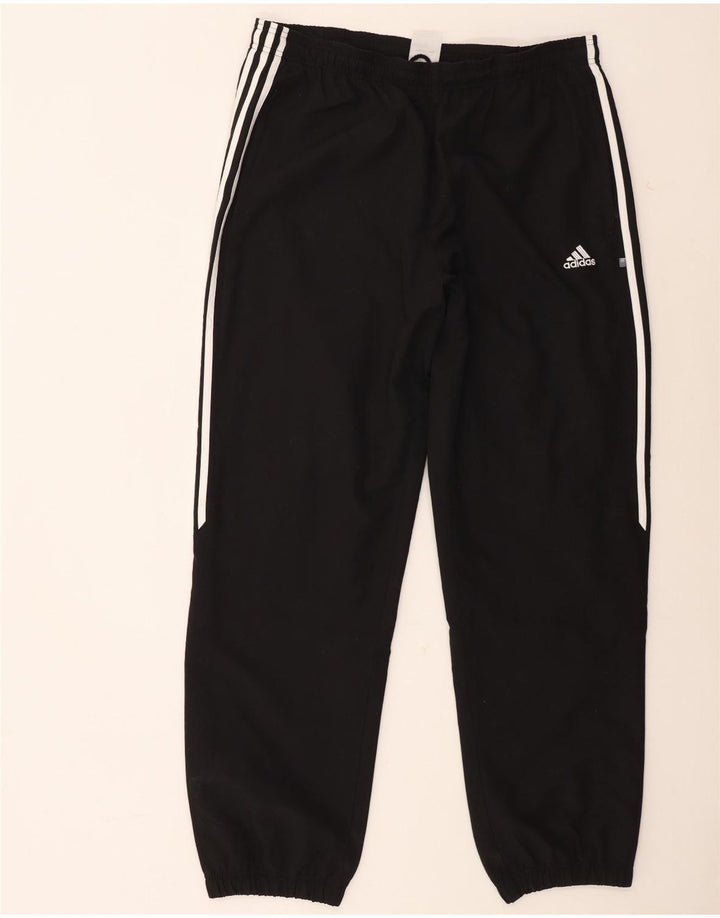 Pantaloni de trening pentru bărbați Adidas Pantaloni de jogging, mari, negru, poliester