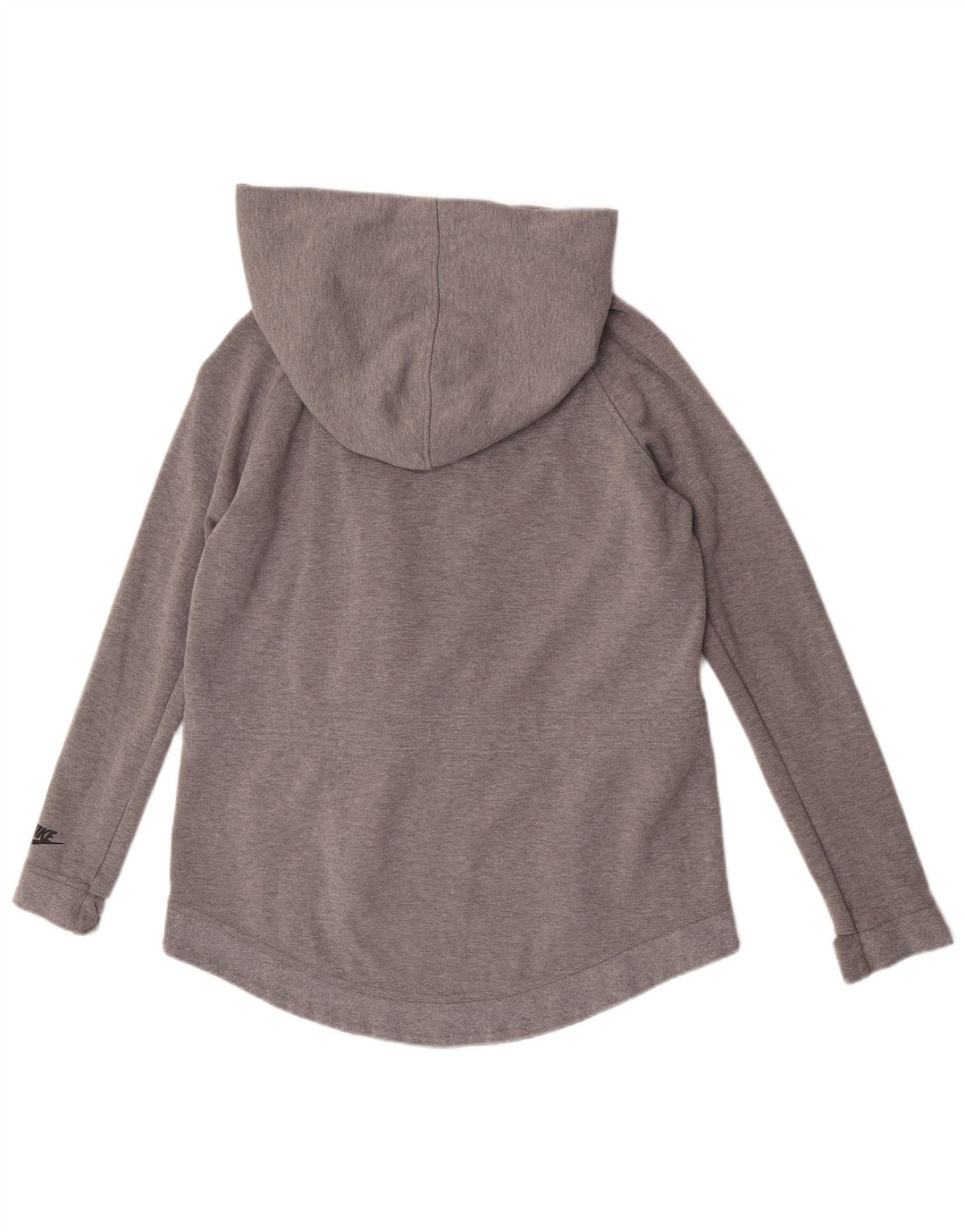 Pulover Nike pentru femei cu fermoar, UK 14, bumbac gri mediu
