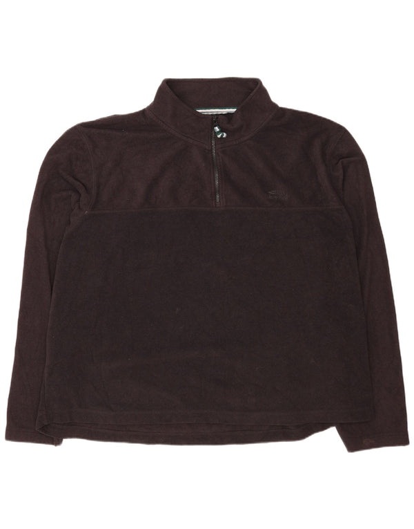 Pulover pentru bărbați Weird Fish, cu fermoar și gât, 5XL, poliester negru